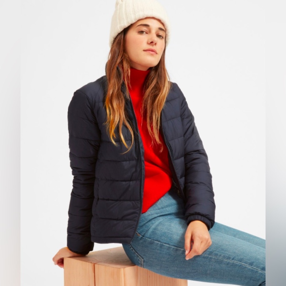 Everlane The Lightweight Puffer Jacket - Navy Jacket